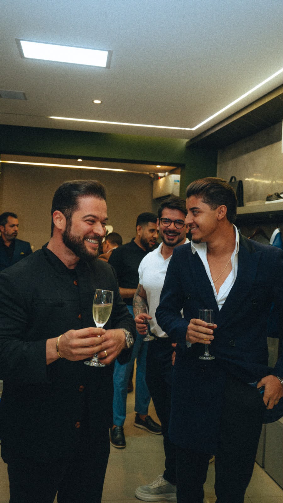 Lucas Andrey em evento de networking
